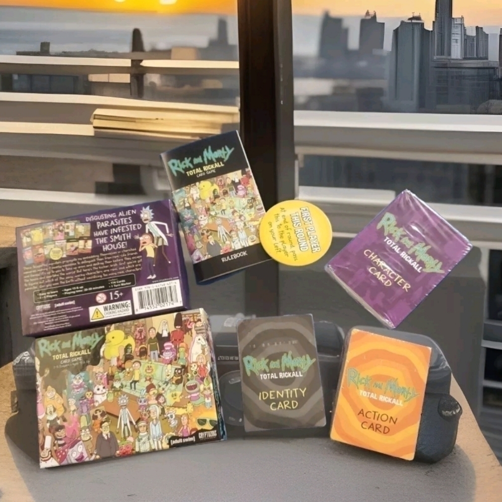 Cryptozoic Rick and Morty Total Rickall Card Game